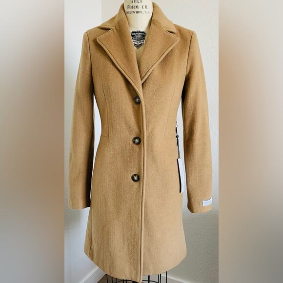 Calvin Klein - Wool & Cashmere Blend Coat size 0/XS - Picture 1 of 11